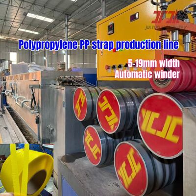 Ligne de production de bandes de cerclage en PP à double vis de 5 à 19 mm, machine de cerclage sandwich à haute résistance