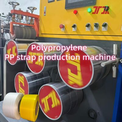 Machine à faire des sangles en plastique de 5 à 19 mm avec machine à enrouler automatique