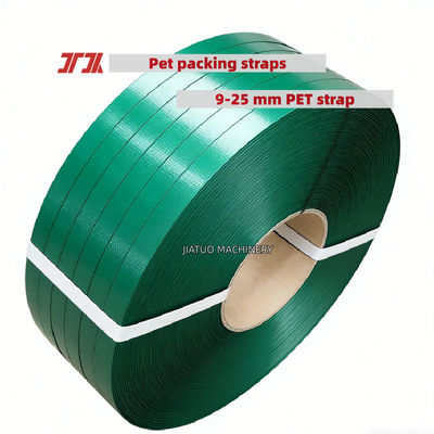 Ceinture d'emballage en PET à grande vitesse en acier en plastique en PET de 16 mm pour une traction de 300 à 1500 kg