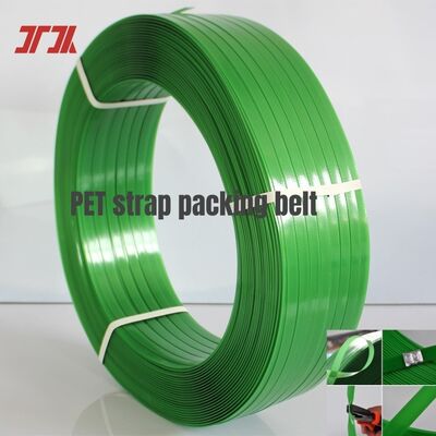 Ceinture d'emballage en PET de 9 à 32 mm avec haute tension 350 à 1000 kgf et utilisation d'une machine automatique d'emballage