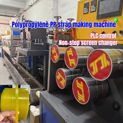 Machine de fabrication de sangles PP de 5 mm, production de cerclage PP avec 100 % de polypropylène