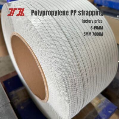 Ceinture d'emballage en polypropylène de 5 mm de longueur 7000m/rôle