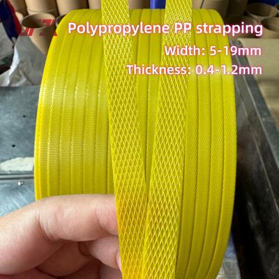 5-19 mm ceinture d'emballage en PP haute résistance avec longue longueur 7000m/rouleau
