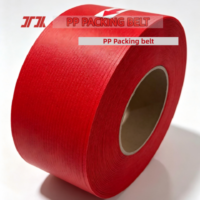 Ceinture d'emballage en PP à grande vitesse, ceinture en PP blanche, adaptée à l'emballage de fruits à haute résistance à la traction
