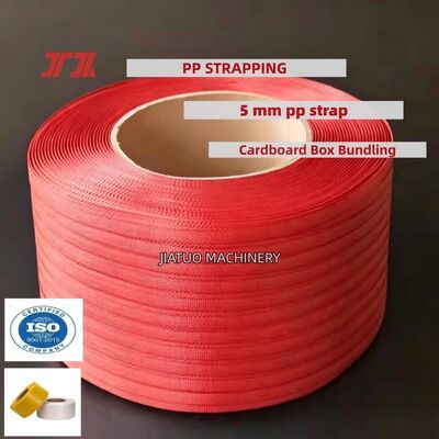 Ceinture d'emballage en PP à grande vitesse, ceinture automatique en PP-PET, destinée à être utilisée avec ceinture de boîte en carton