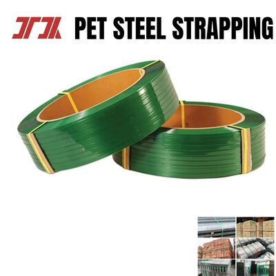 9-32 mm Ceinture d'emballage en plastique pour animaux de compagnie à surface en relief lisse pour l'emballage de fret lourd
