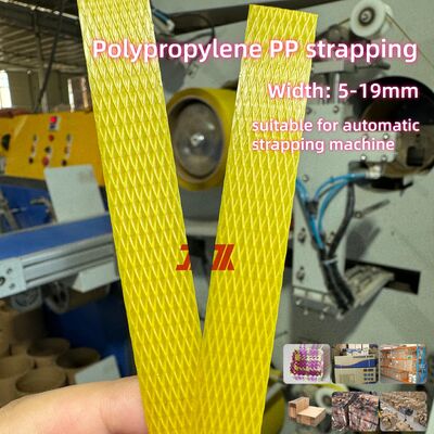 Ceinture d'emballage en PP à grande vitesse de 5 mm pour machines à bandes semi-automatiques