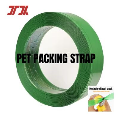 Utilisation de bande d'emballage de polyester de cerclage d'ANIMAL FAMILIER à haute résistance de 9-32mm pour l'emballage de briques de palettes