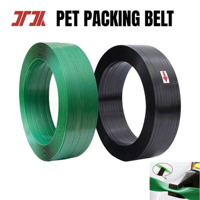 Bande de cerclage automatique en PET 16mm, cerclage d'emballage en PET pour machines de cerclage pneumatiques