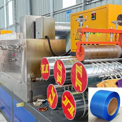 220V ligne de production de sangles Pp à vis unique avec contrôle PLC