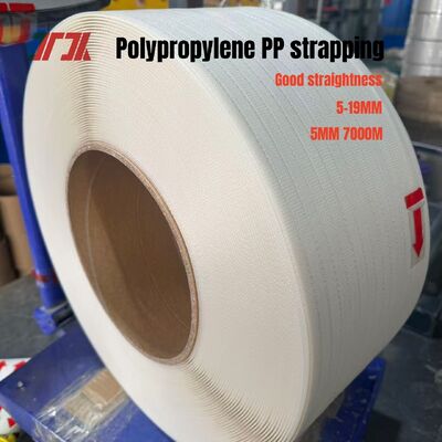 Nouveau matériau ceinture d'emballage en PP 5 mm ceintures d'emballage en PP pour les machines automatiques de fixation