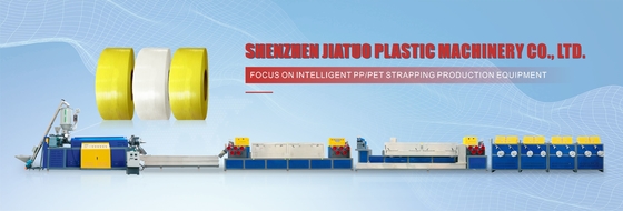 la largeur pp de 5-19mm attachent faire la ligne 200kg/H d'extrusion de machine