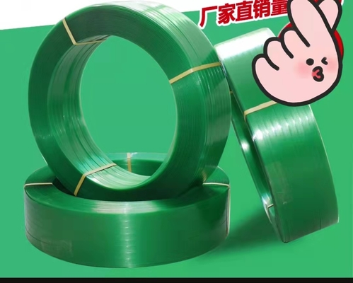 1.27mm poly courroie en plastique verte pour les briques de emballage de palette