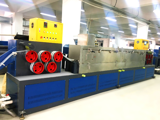 Ligne fabrication de cerclage d'extrusion de courroie d'ANIMAL FAMILIER de 300KW 0.6mm de bande de vis jumelle