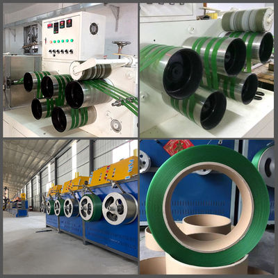 Machine de fabrication de feuillard PP PET 5-19mm Ligne de production de cerclage PP PET Système de contrôle PLC