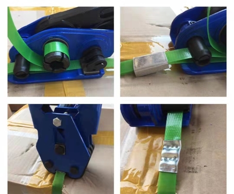Machine de cerclage tenue dans la main en plastique de PE de la radio 16mm semi automatique