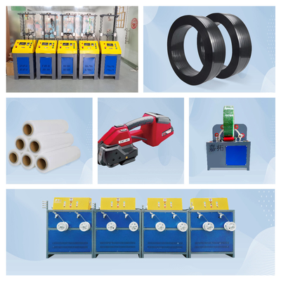 La ceinture de emballage d'ANIMAL FAMILIER/attachent du ruban adhésif aux machines de expulsion pour emballer avec la machine à emballer complètement automatique réutilisée par 100% de flocons de bouteille