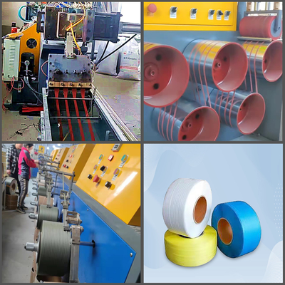La ligne en plastique pp d'extrudeuse de ceinture de courroie attachent faire à machine la grande extrusion