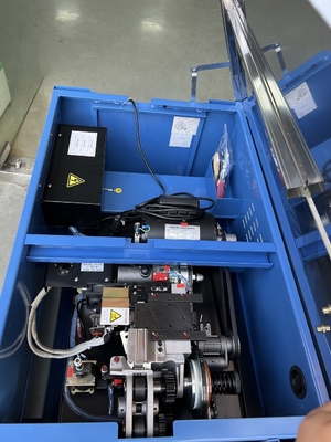 Machine de cerclage semi-automatique de boîte de carton de la ceinture pp 15-45KGs
