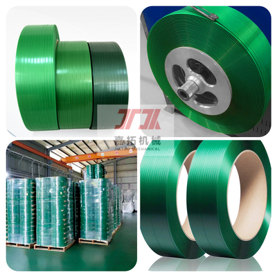 9-32 mm ceinture d'emballage en plastique PET personnalisée avec une excellente résistance et une bonne souplesse