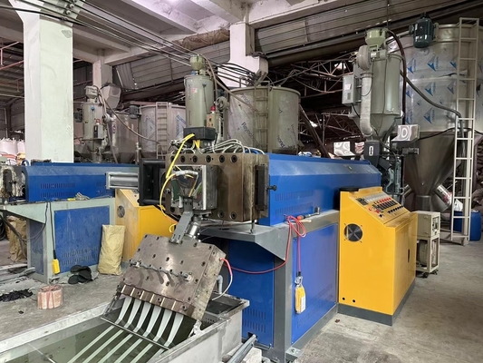 Machine de cerclage en polypropylène recyclé/nouveau matériau avec contrôle PLC Siemens