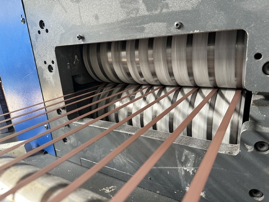 Machine de fabrication de sangles en polypropylène pour les matières recyclées et machine de fabrication de sangles en polypropylène 5-19 mm en PP - Automatisation
