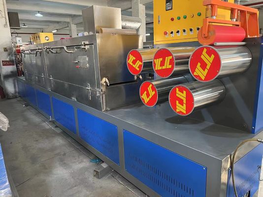 Courroie de emballage en plastique de pp faisant la machine emballant attachant la chaîne de production de ceinture