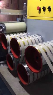 Ligne d'extrusion efficace de bande de fixation en PP Système de contrôle PLC chinois / anglais