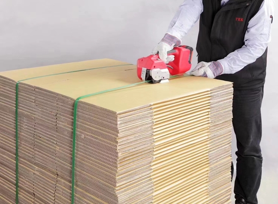 Ceinture d'emballage semi-automatique légère en carton - Tension maximale 400 kg 4,5 kg/ensemble