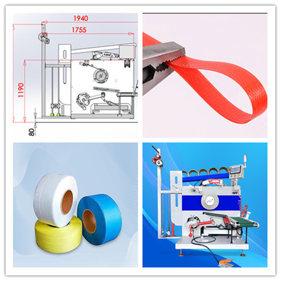 5-19 mm ligne de production de sangles à haute vitesse PP équipement de sangle PP machine de sangle PP dans un système unique de circulation de refroidissement