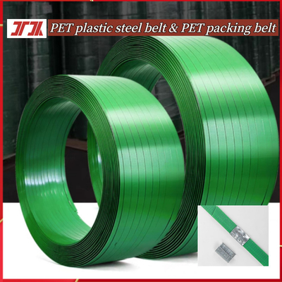 Ruban d'emballage en PET résistant aux UV et à haute température largeur 9-32 mm Force de traction 200-1500 kg