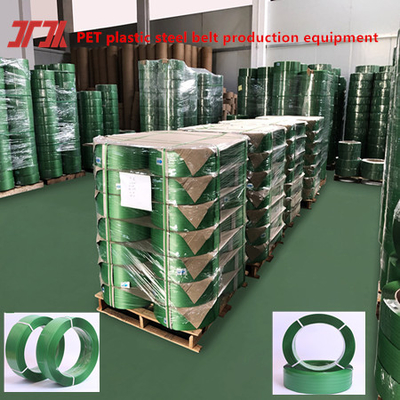 Traction de cerclage de la largeur 150kg du petit pain 9mm d'ANIMAL FAMILIER vert de plastique polyestérique pour les balles utilisées de vêtements