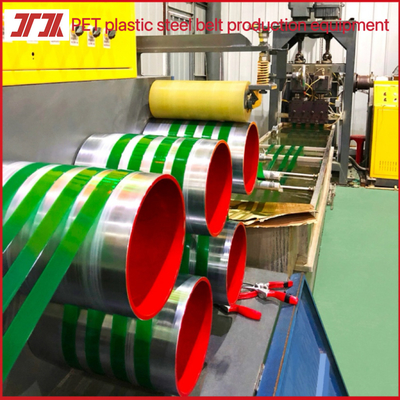 Machines d'emballage 9-32 mm extrudeuse PET ligne de production de sangles en PET pour servo moteur enroulement machine
