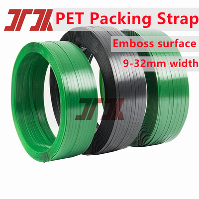 En gros, ruban adhésif plastique PET multifonctionnel de 9 à 32 mm ruban adhésif d'emballage PET ruban adhésif d'emballage PET avec ruban adhésif d'emballage vert