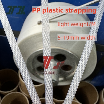 Vente en gros de bande de bandage en PP coloré de meilleure qualité avec une longueur plus longue de 6000 m et une tolérance réduite de 0,3 mm de largeur