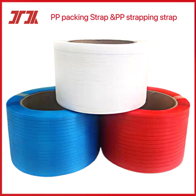 Ceinture d'emballage en plastique de 19 mm et 16 mm pour machine d'emballage automatique avec une bonne souplesse