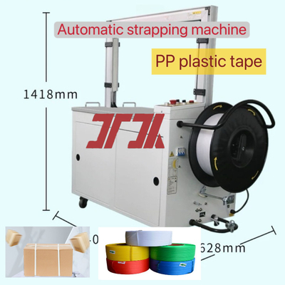 Machines d'emballage 5-15 mm PP Strapping Machine automatique de fixation de sangle Machine de fixation de sangle de bureau avec conception de gantry