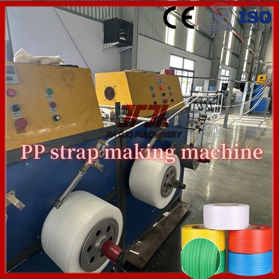 5-19mm Largeur GUOMAO réducteur PP Machine de fabrication de sangles avec système de mémoire de contrôle PLC et enrouleur automatique