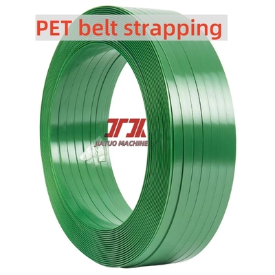 Sangle d'emballage en plastique PET réfléchissant à faible allongement 9-32mm, cerclage en polypropylène à haute résistance