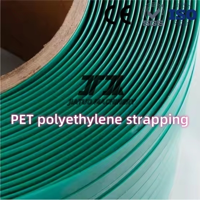 Sangle en PET verte résistante aux hautes températures, sangle en polyester de 19 mm pour emballage lourd