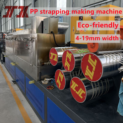 Machine de production de feuillard en polypropylène PP à contrôle PLC, six sorties de feuillard, 360-380 kg/h