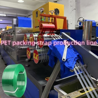 Ligne de production automatique de feuillard PET 120KW pour applications industrielles avec filtre de 3,5 m2