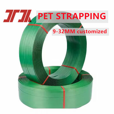 Ceinture en plastique écologique de 16 mm, verte et noire, pour animaux de compagnie