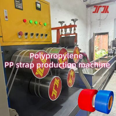 Machine de fabrication de sangles en PP à vis unique de 5 à 19 mm avec enrouleur automatique