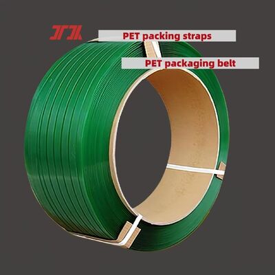 Ceinture d'emballage en PET à grande vitesse en acier en plastique en PET de 16 mm pour une traction de 300 à 1500 kg