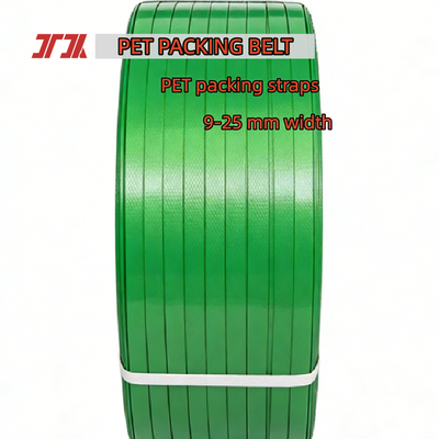 Ceinture en PET plastique en acier 16 mm Ceinture en PET vert ceinture en PET pour ceinture automatique