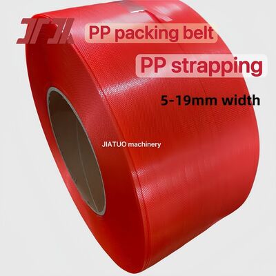 Ceinture d'emballage en PP à grande vitesse de 5 mm pour machines à bandes semi-automatiques