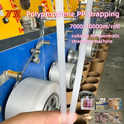 5-19mm PP ligne d'extrusion de courroie utilisez du matériel de recyclage avec 200 kg de matériau de canon