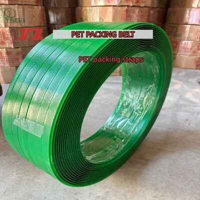 Sangle PET haute vitesse 16 mm Sangle PET Sangle d'emballage PET adaptée aux machines d'emballage automatiques