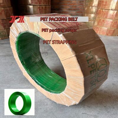 Ceinture en PET de 12 mm ceinture d'emballage en PET ceinture en acier en PET vert à 100% de matières recyclées